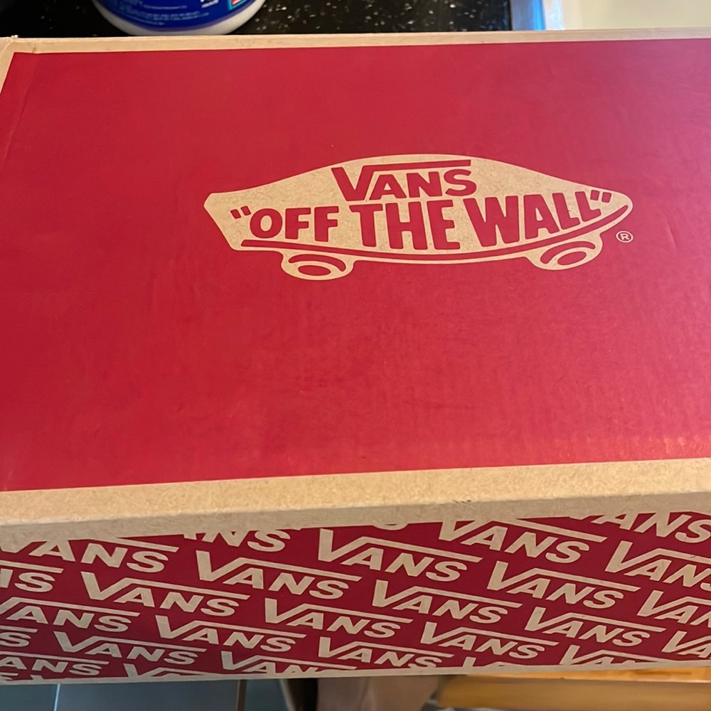 New Vans sneakers in box